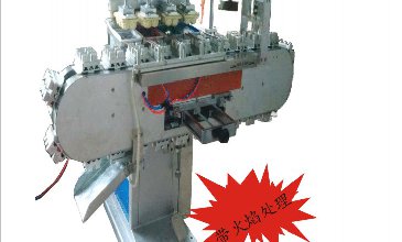四色坦克帶自動下料移印機P